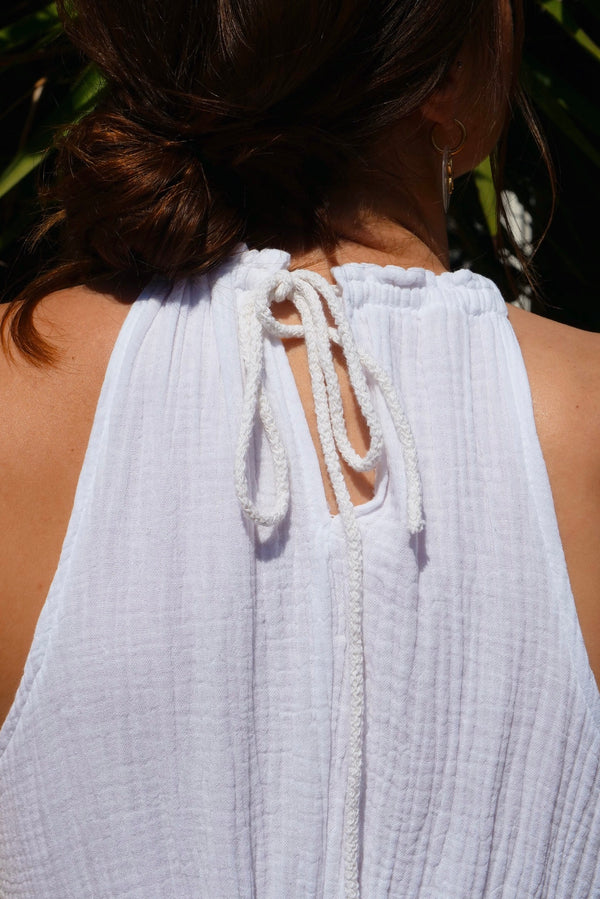 ROBE ANDALUZA BLANCHE