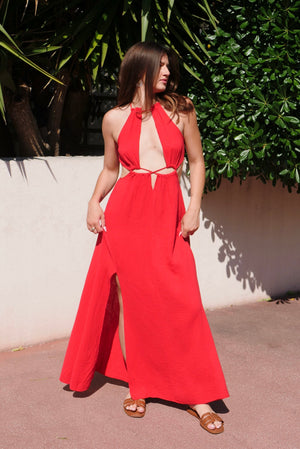 ROBE ANDALUZA ROUGE