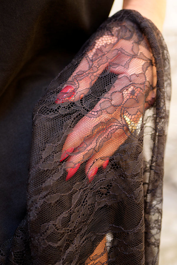 ROBE T-SHIRT LACE